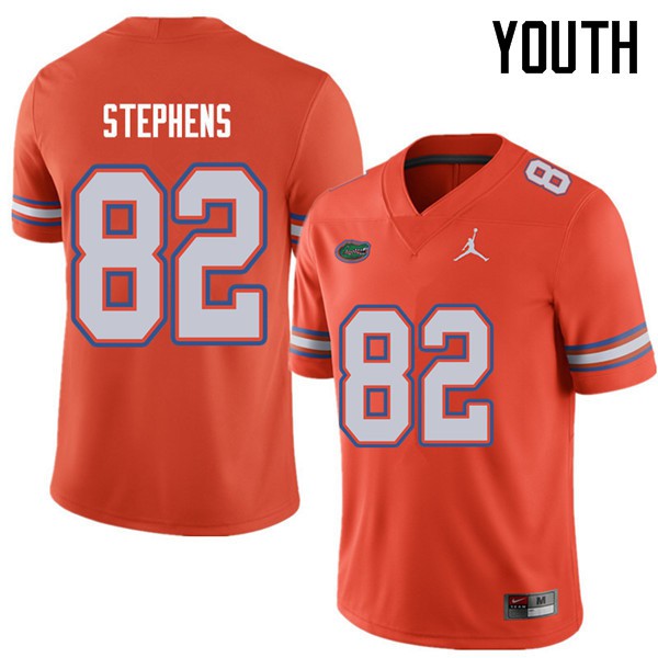 Jordan Brand Youth #82 Moral Stephens Florida Gators College Football Jersey Orange